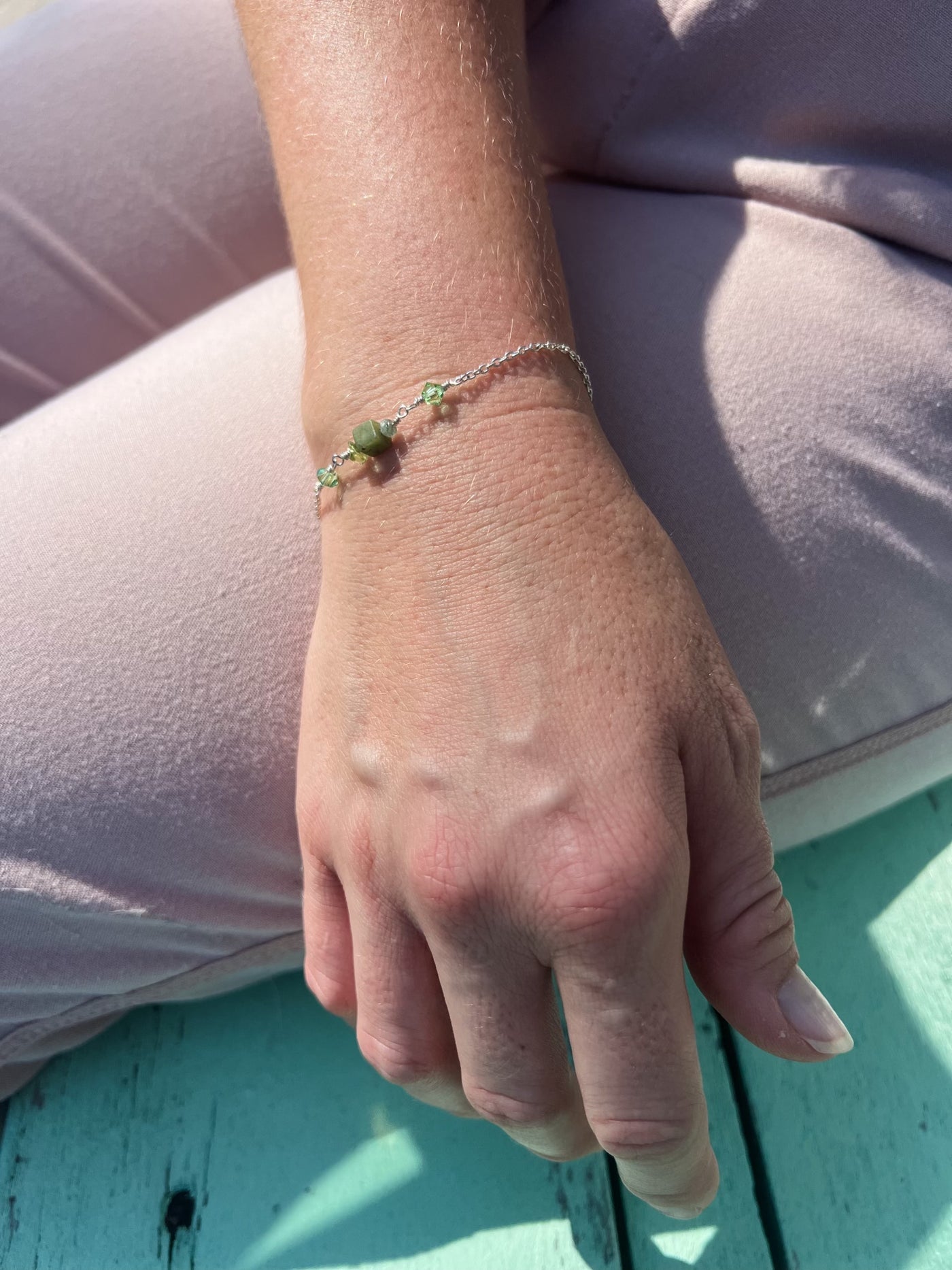 Peridot Compassion Bracelet