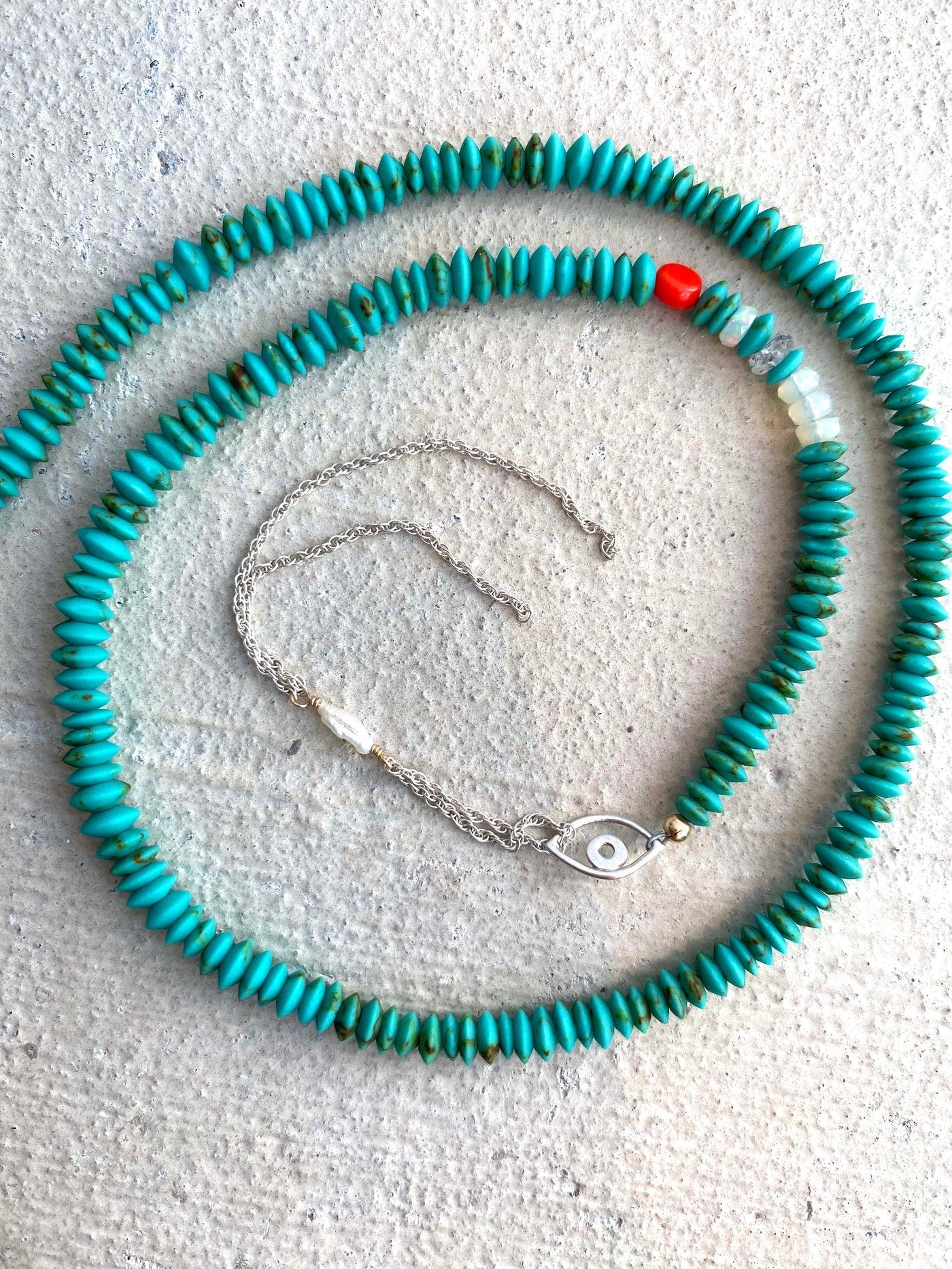 I Spy Turquoise Necklace