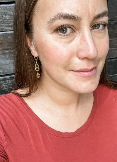 Old Meets New Drop Earrings