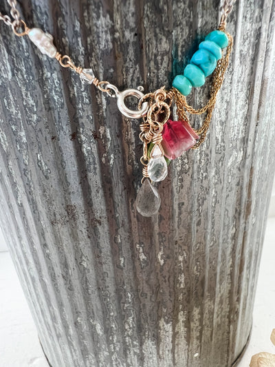 Teardrops and Turquoise Bracelet