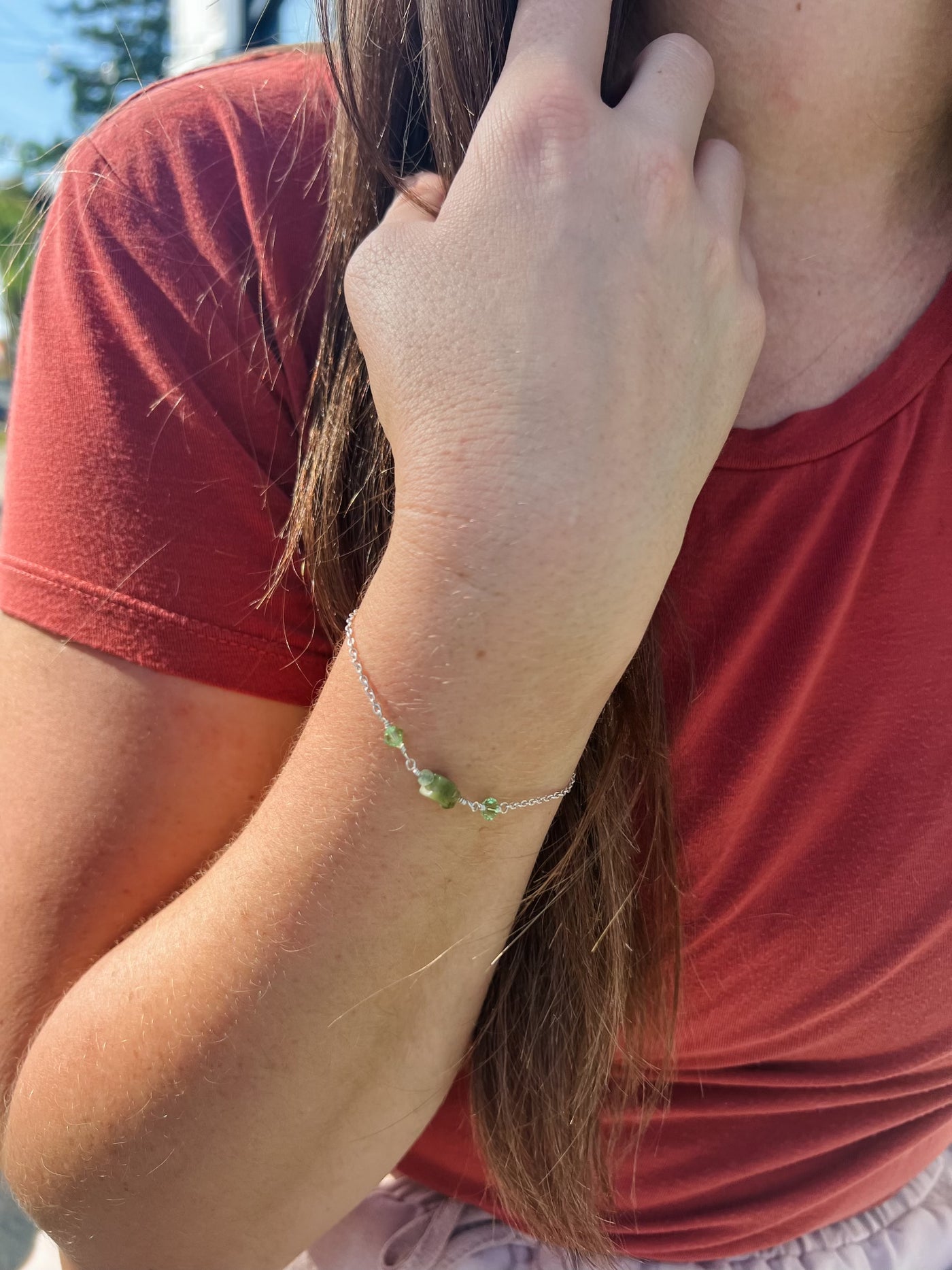 Peridot Compassion Bracelet