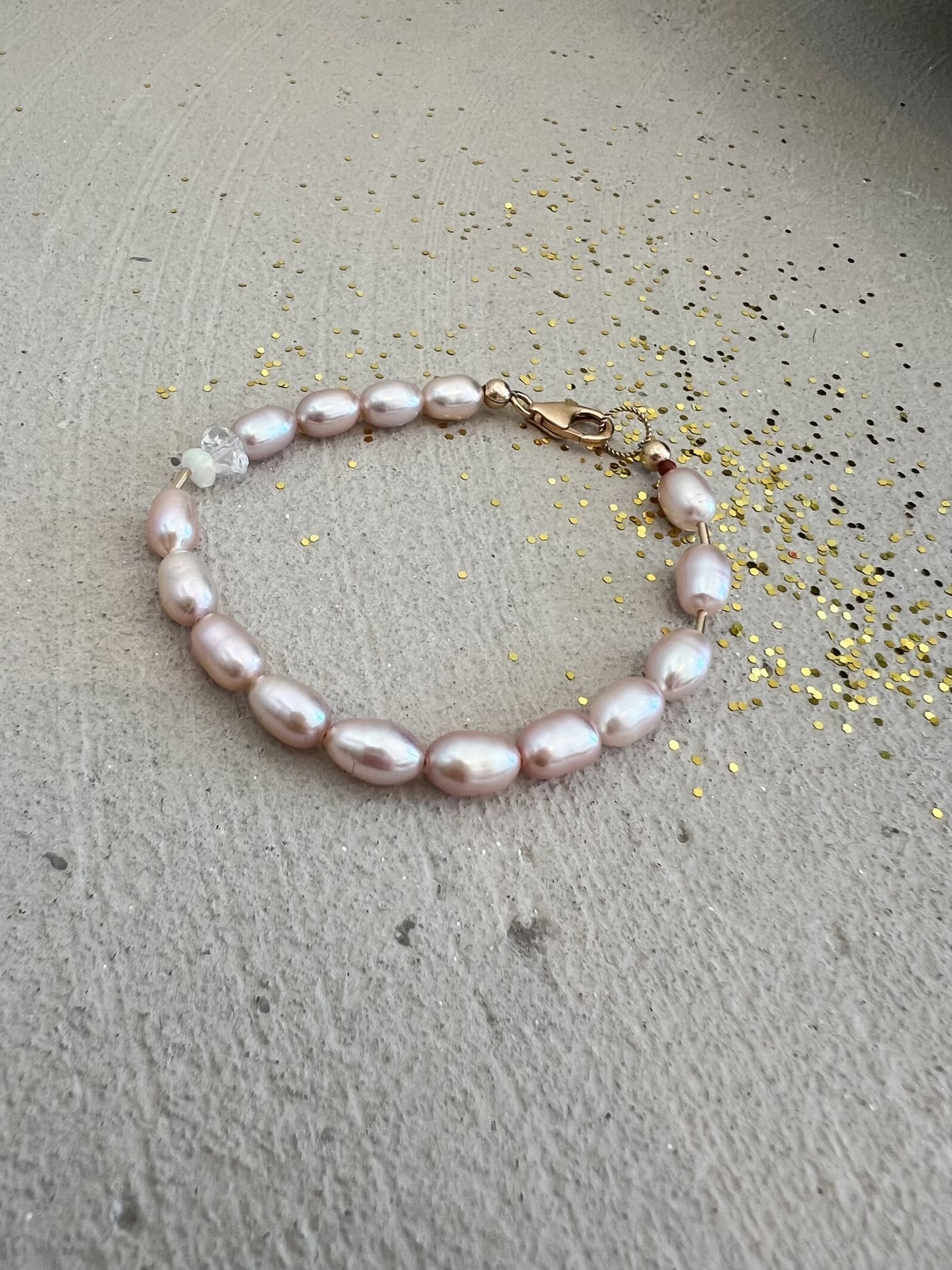 Pink Pearl Bracelet