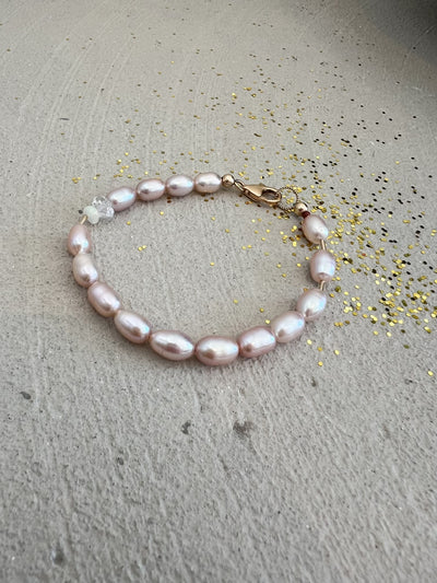 Pink Pearl Bracelet