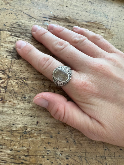Vintage Rutilated Quartz Ring