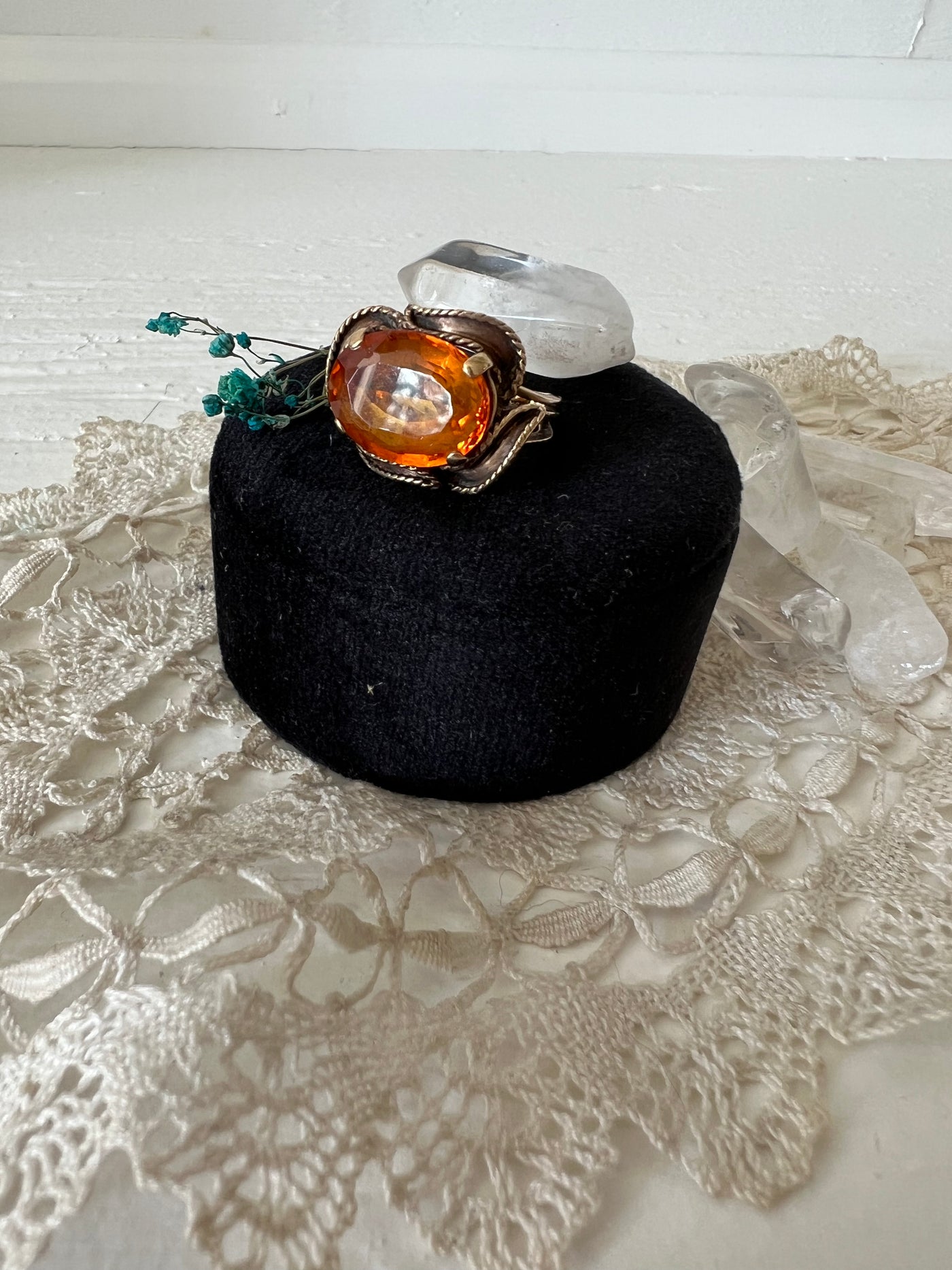 Vintage Yellow Sapphire Statement Ring