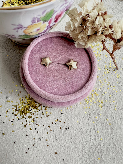 Wish Upon A Star Gold Studs