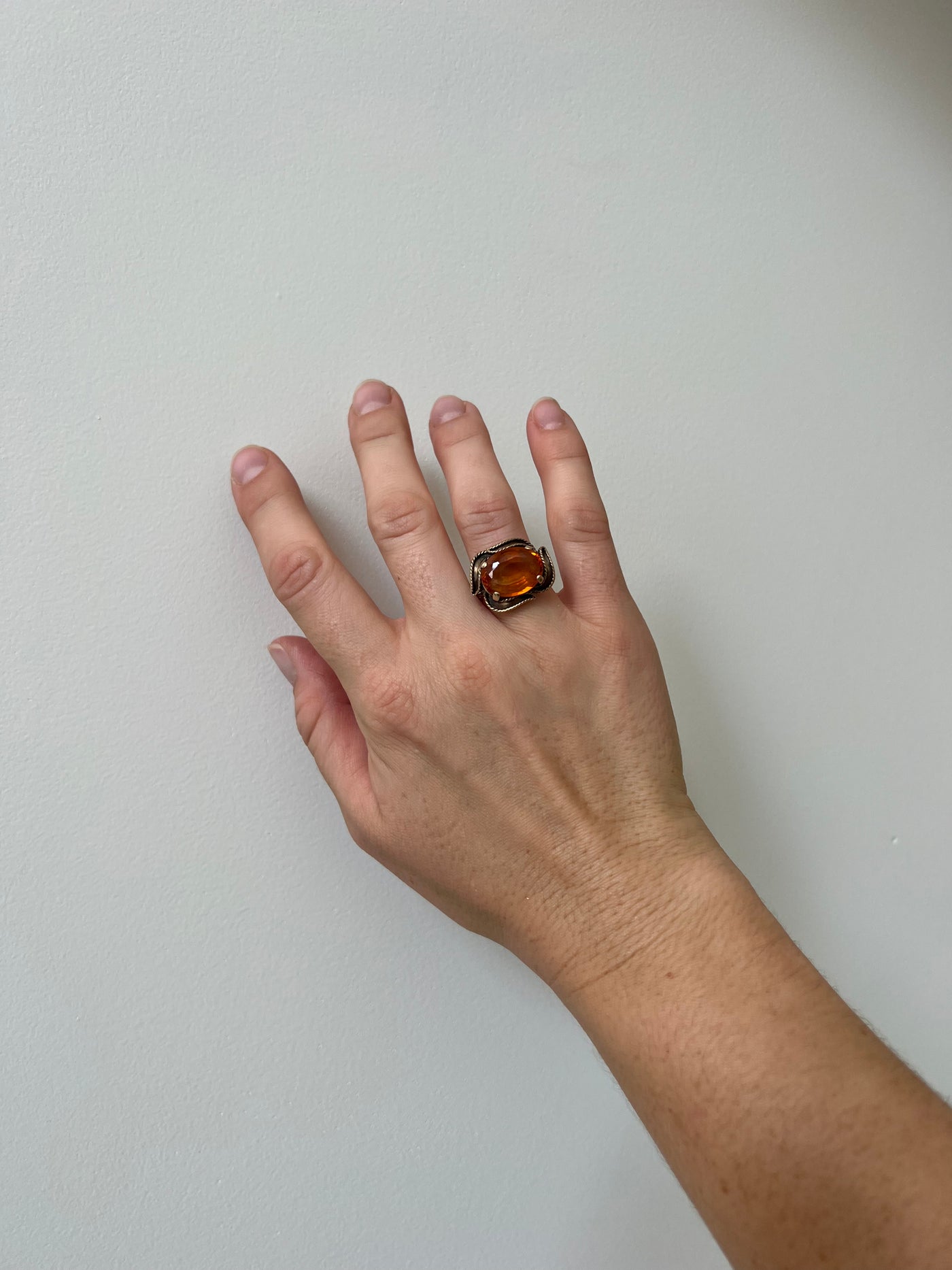 Vintage Yellow Sapphire Statement Ring