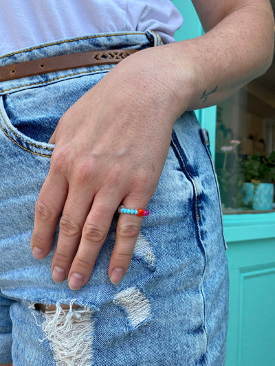 Candy Crush Beaded Ring