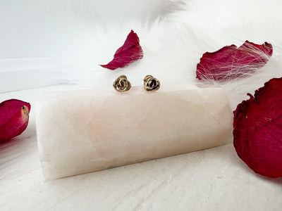 Large Kissed by a Rose Studs in 10K Yellow Gold
