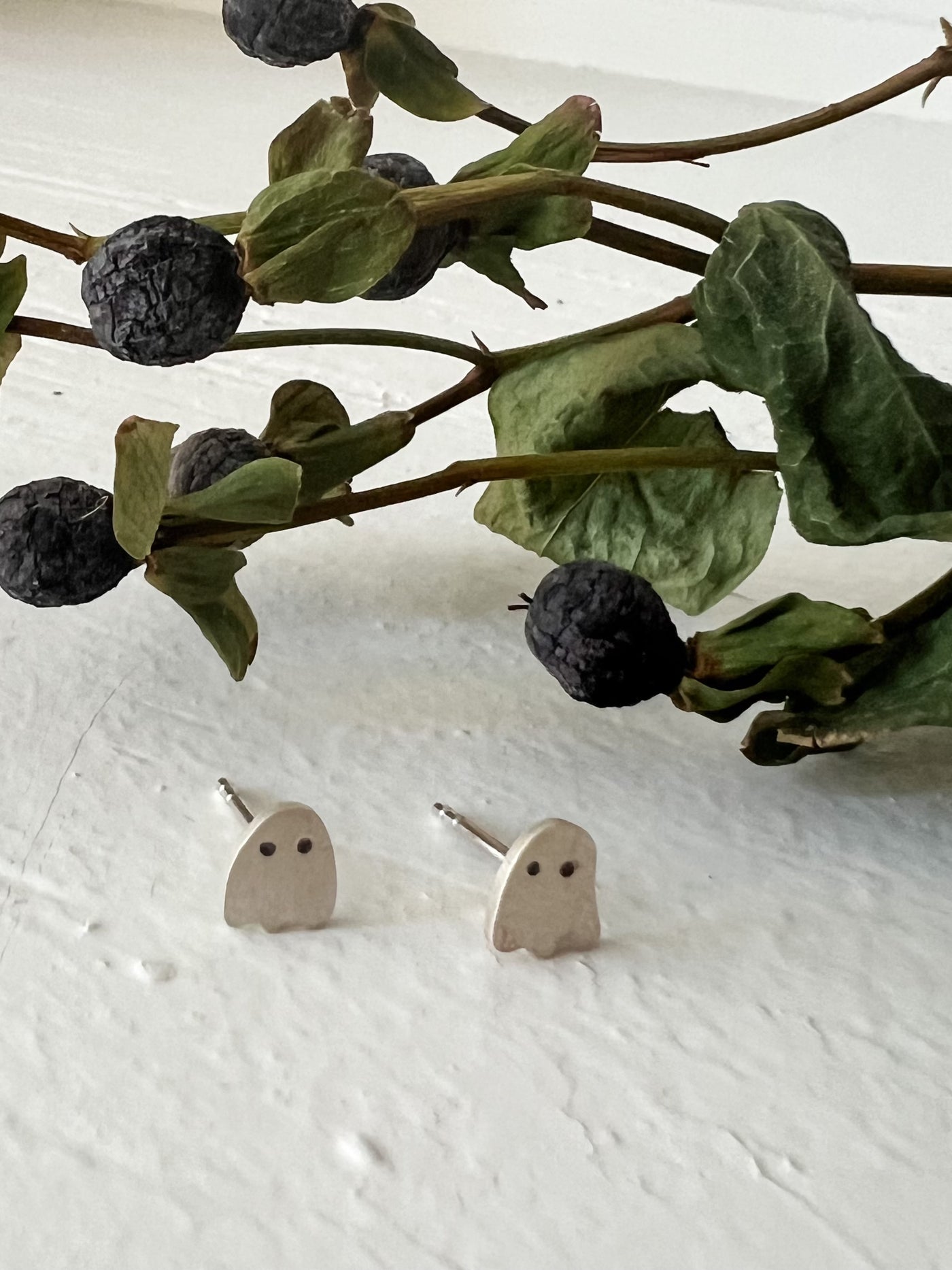 Wee Ghost Earrings