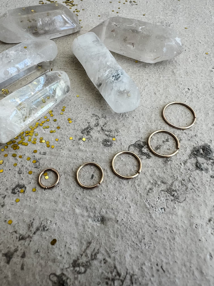 Dainty nose ring hoop deals