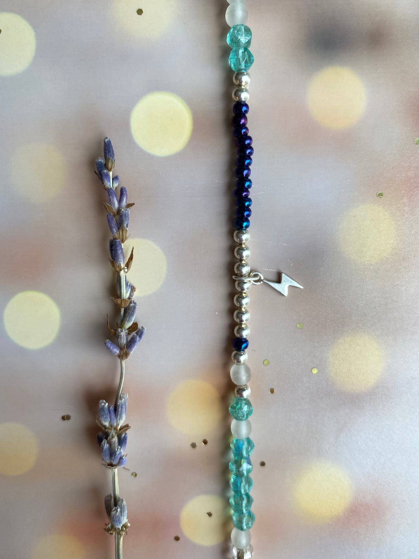 Electric Blue Anklet