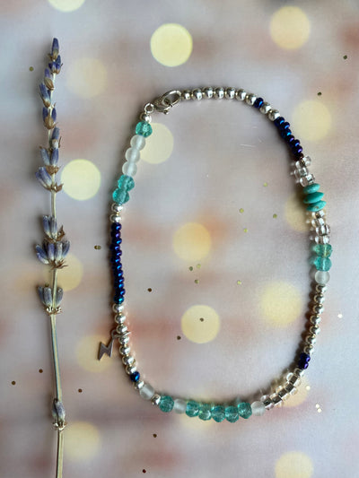 Electric Blue Anklet