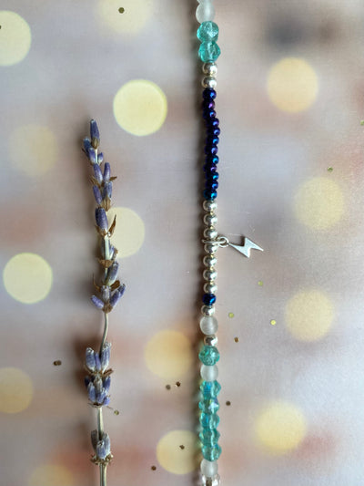 Electric Blue Anklet