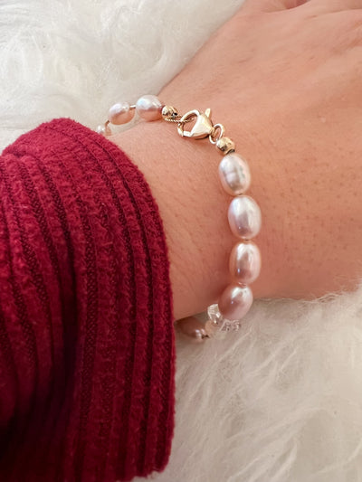Pink Pearl Bracelet