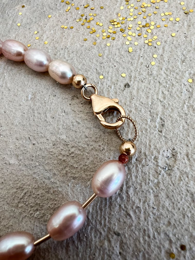Pink Pearl Bracelet