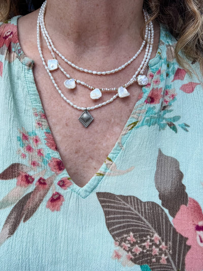 One of a Kind Layered Pearl Necklace