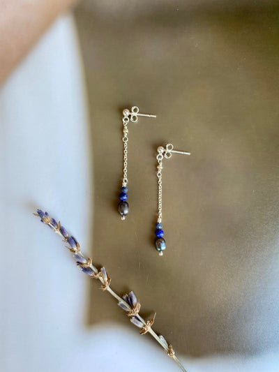 Deep Sea Drop Earrings