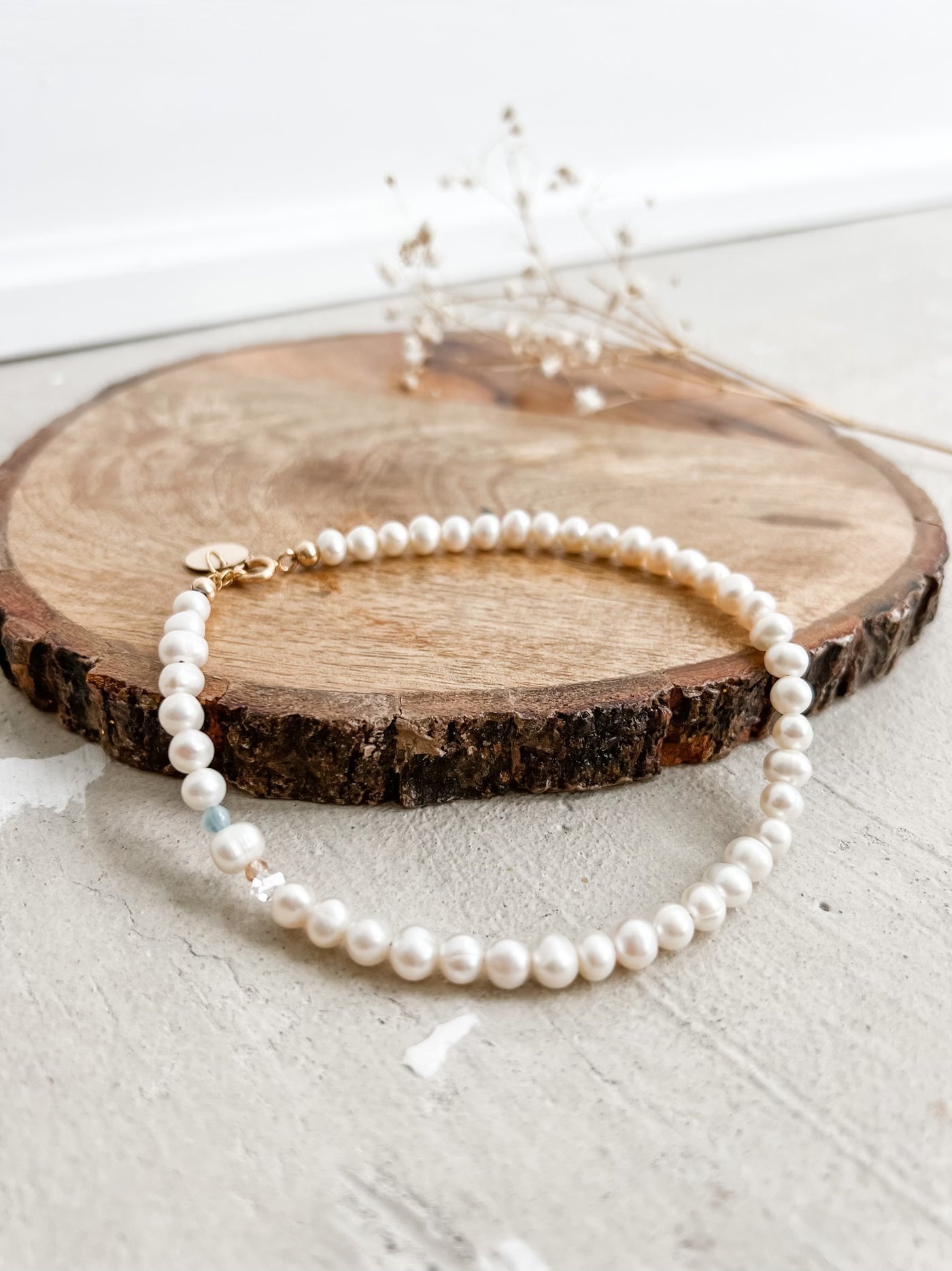 Golden Girl Pearl Anklet