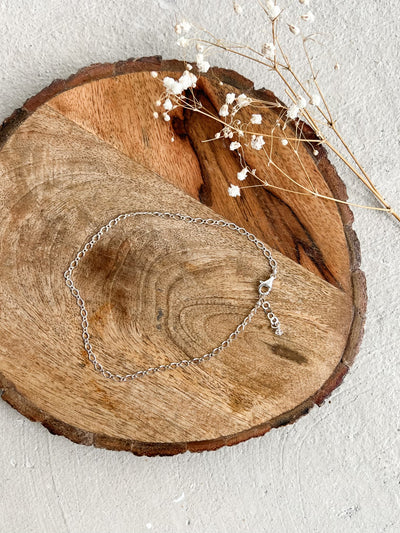 Keep It Simple Silver Anklet