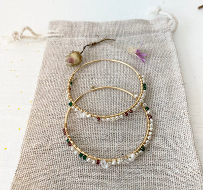 Precious Pearl Etc  Hoops