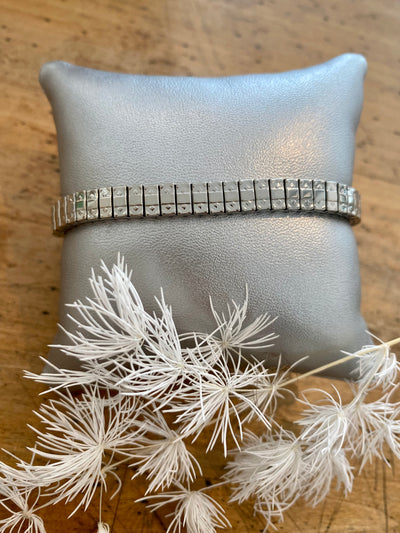 Pearl Heart Watchband Bracelet