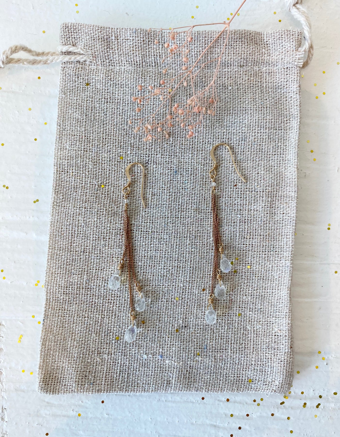 Rosie Moonstone Earrings