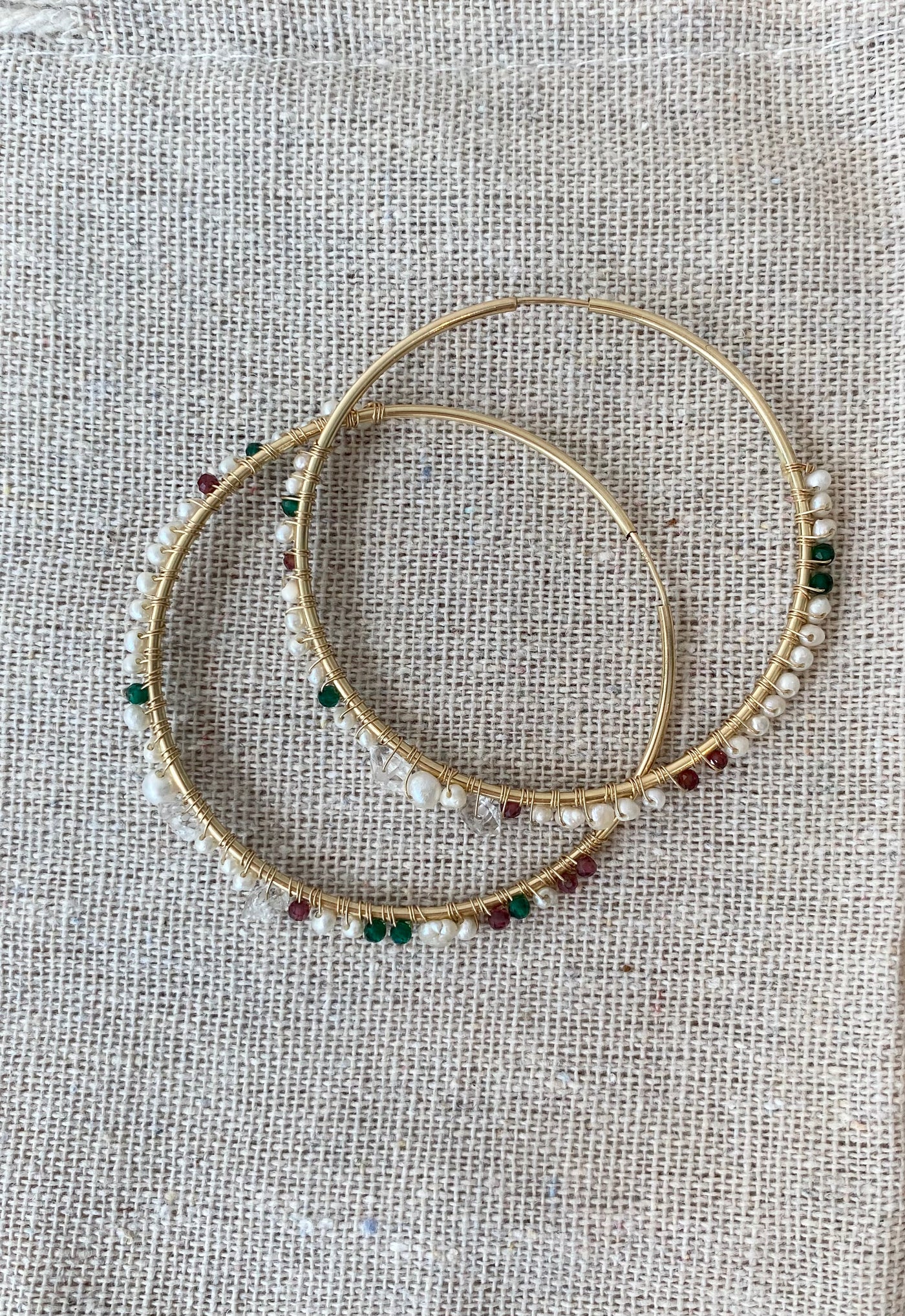 Precious Pearl Etc  Hoops