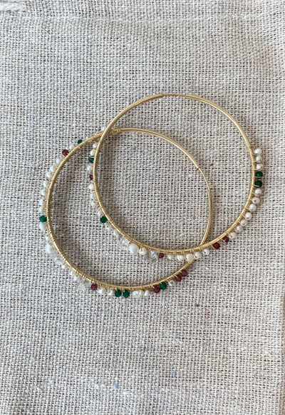 Precious Pearl Etc  Hoops
