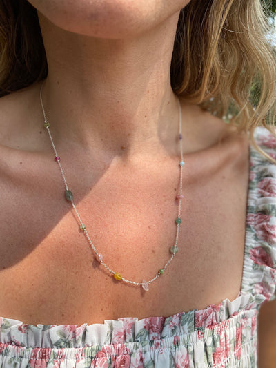 Gemstone Mosaic Necklace