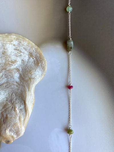 Gemstone Mosaic Necklace