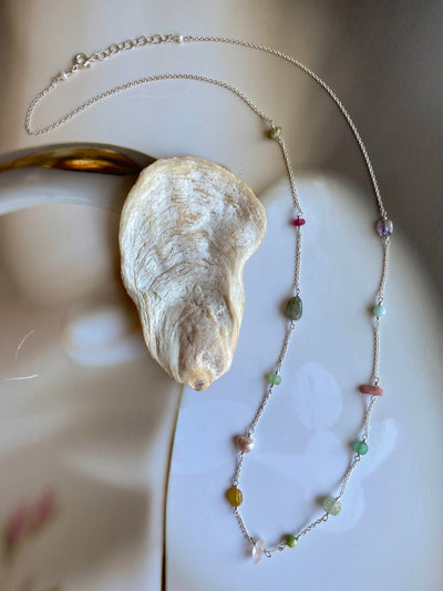 Gemstone Mosaic Necklace