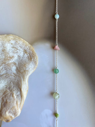 Gemstone Mosaic Necklace