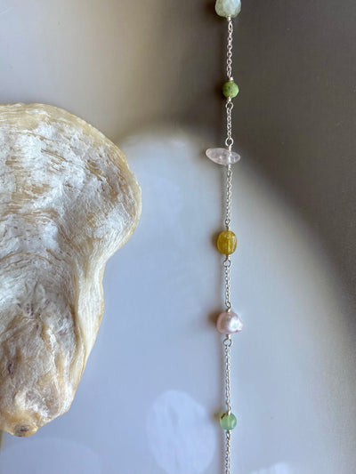 Gemstone Mosaic Necklace