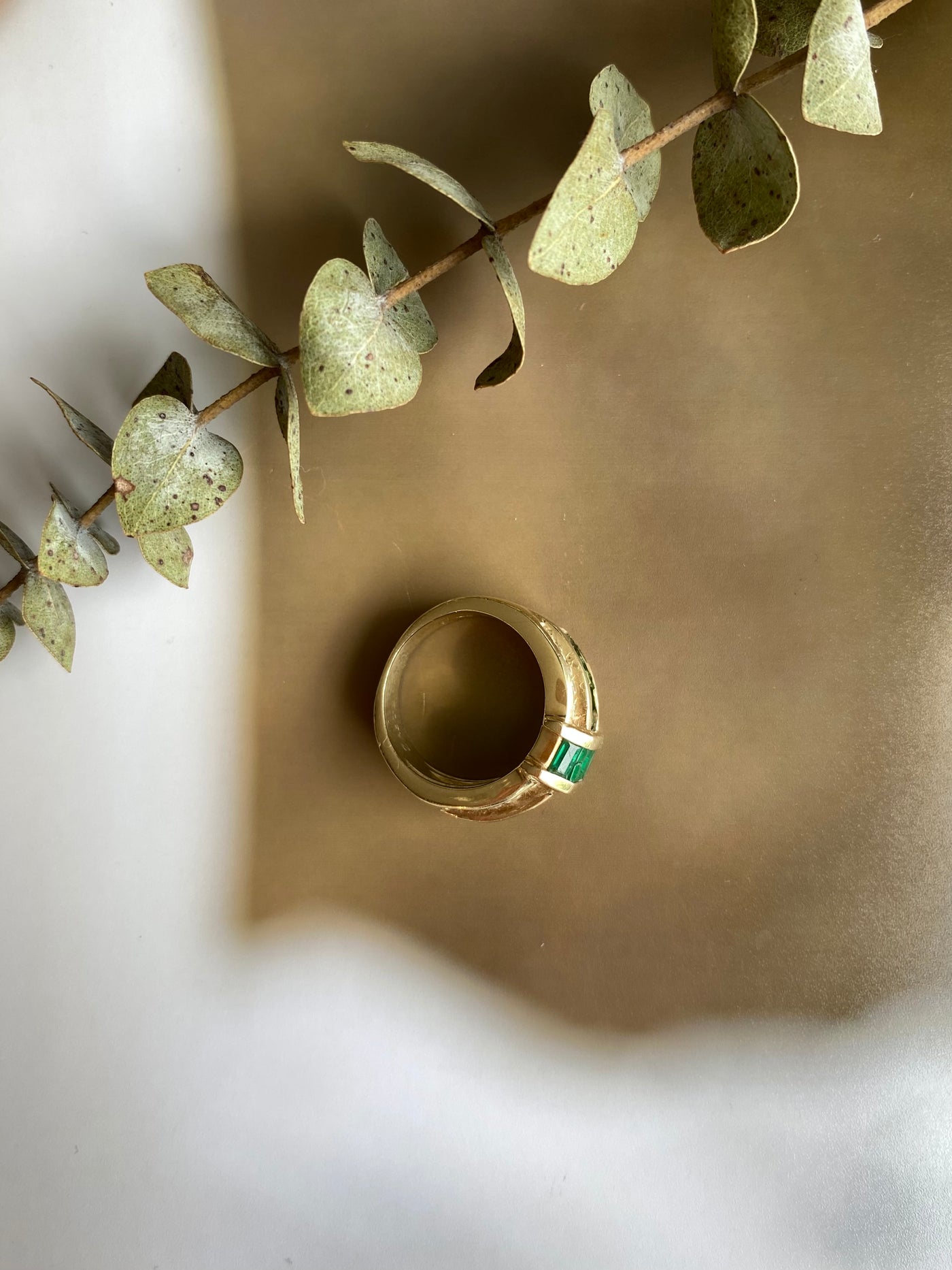 Heirloom 14k Emerald Ring