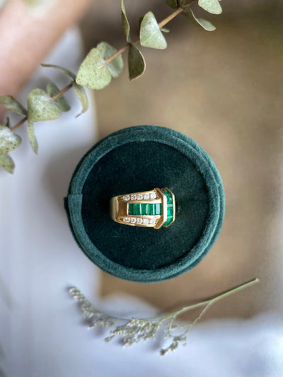 Heirloom 14k Emerald Ring