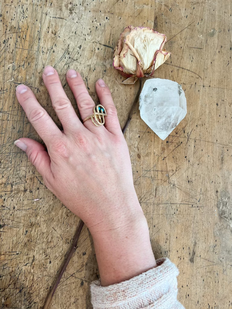 Fun Vintage Turquoise Ring