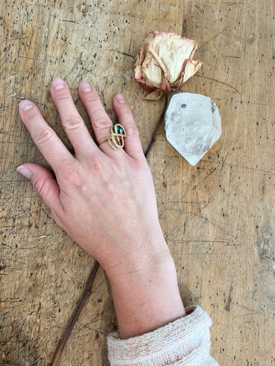 Fun Vintage Turquoise Ring