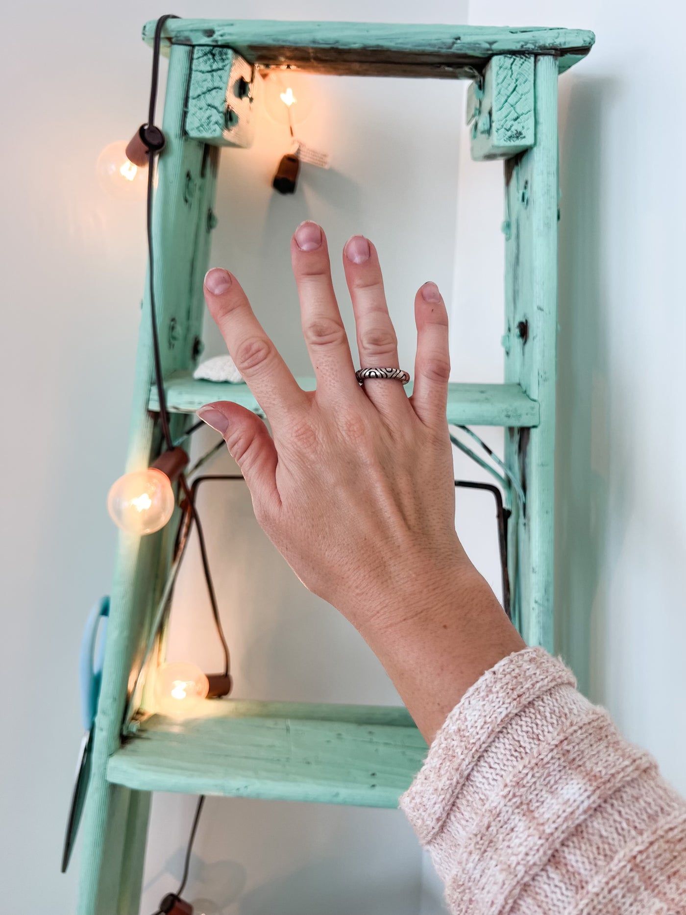 Silver Etched Ring