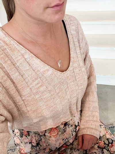 One of A Kind Quartz Pendant Necklace