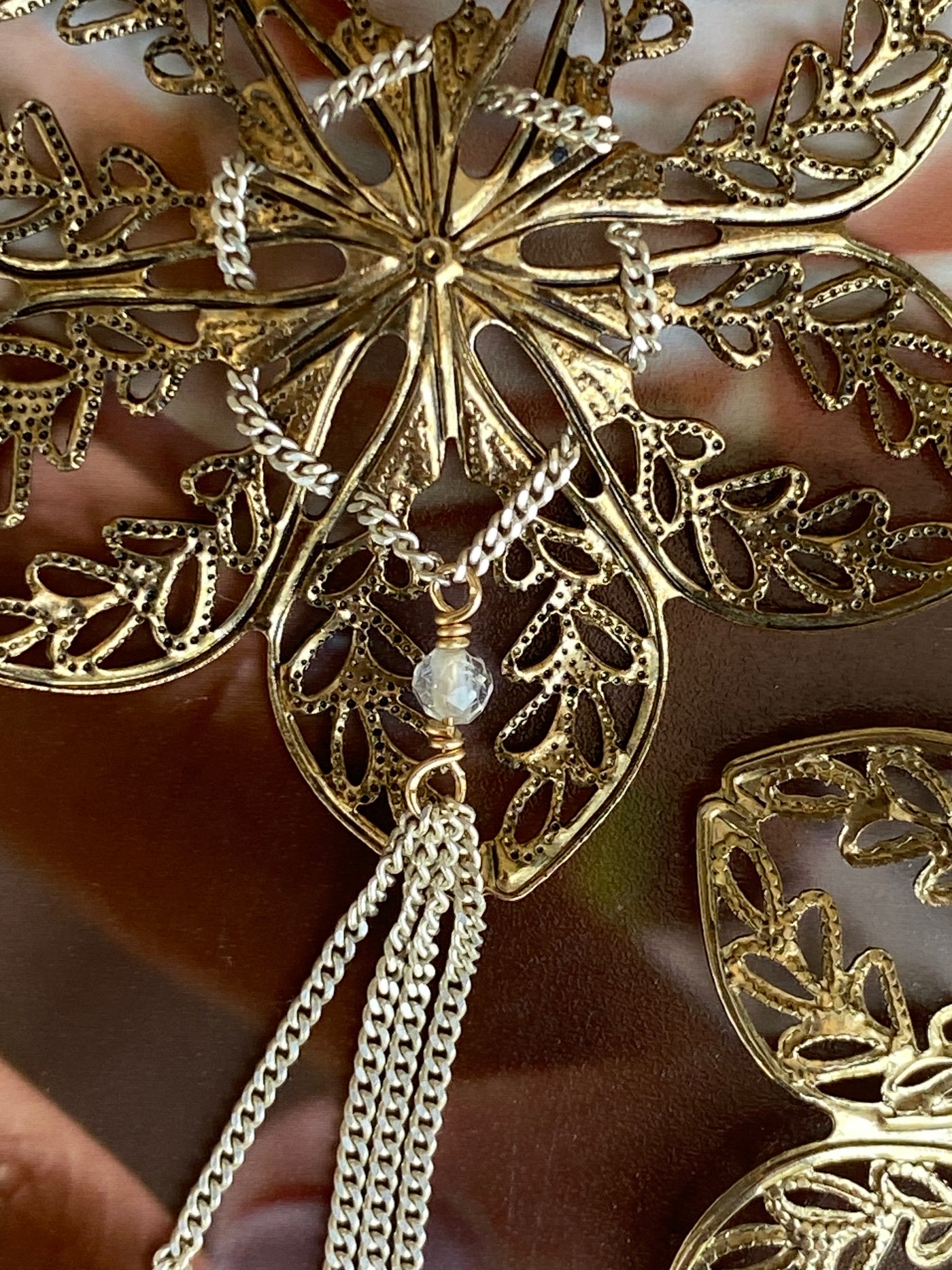 Filigree Flower Earrings