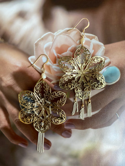 Filigree Flower Earrings