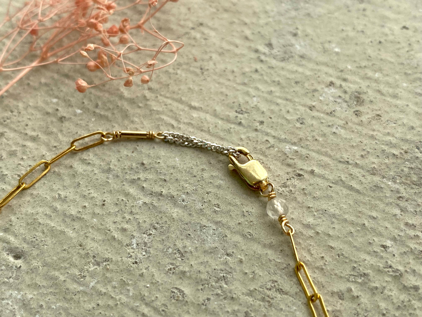 Gold Filled Playful Paperclip Bracelet