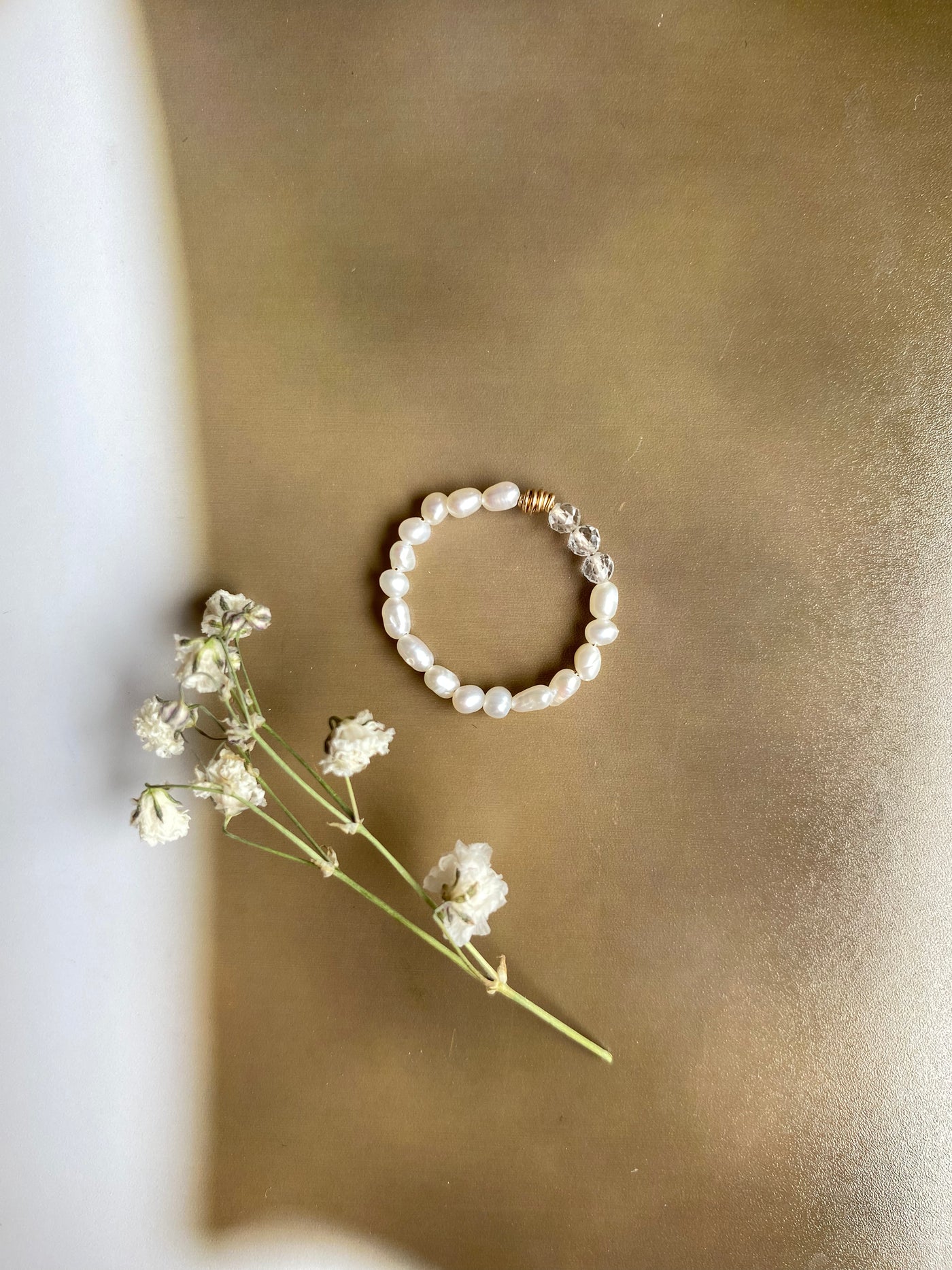 Pearl Babe Beaded Ring