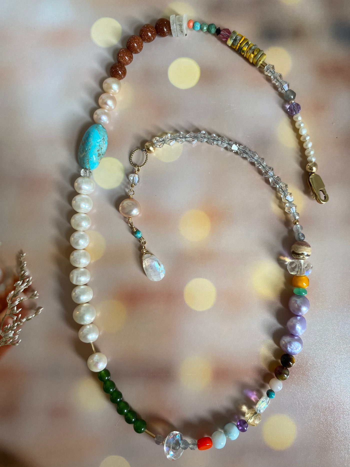 Jaw Dropping Gemstone Necklace