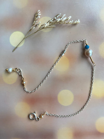 Simply Beautiful Pearl and Gemstone Bracelet