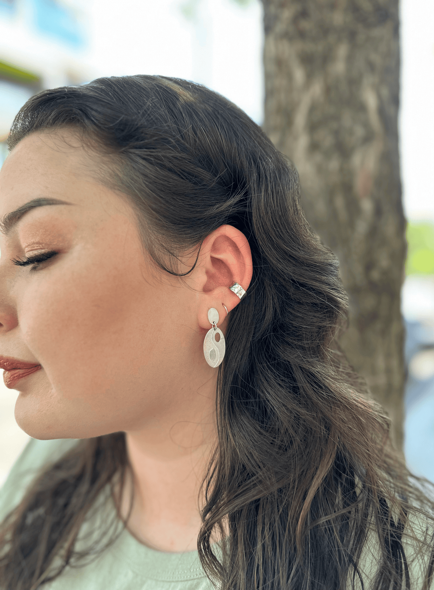 Make a Statement Silver Ear Cuff