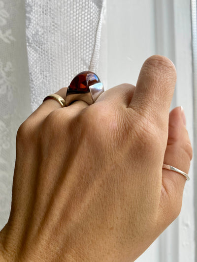 Stunning Vintage Amber Statement Ring