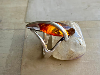 Vintage Amber Ring