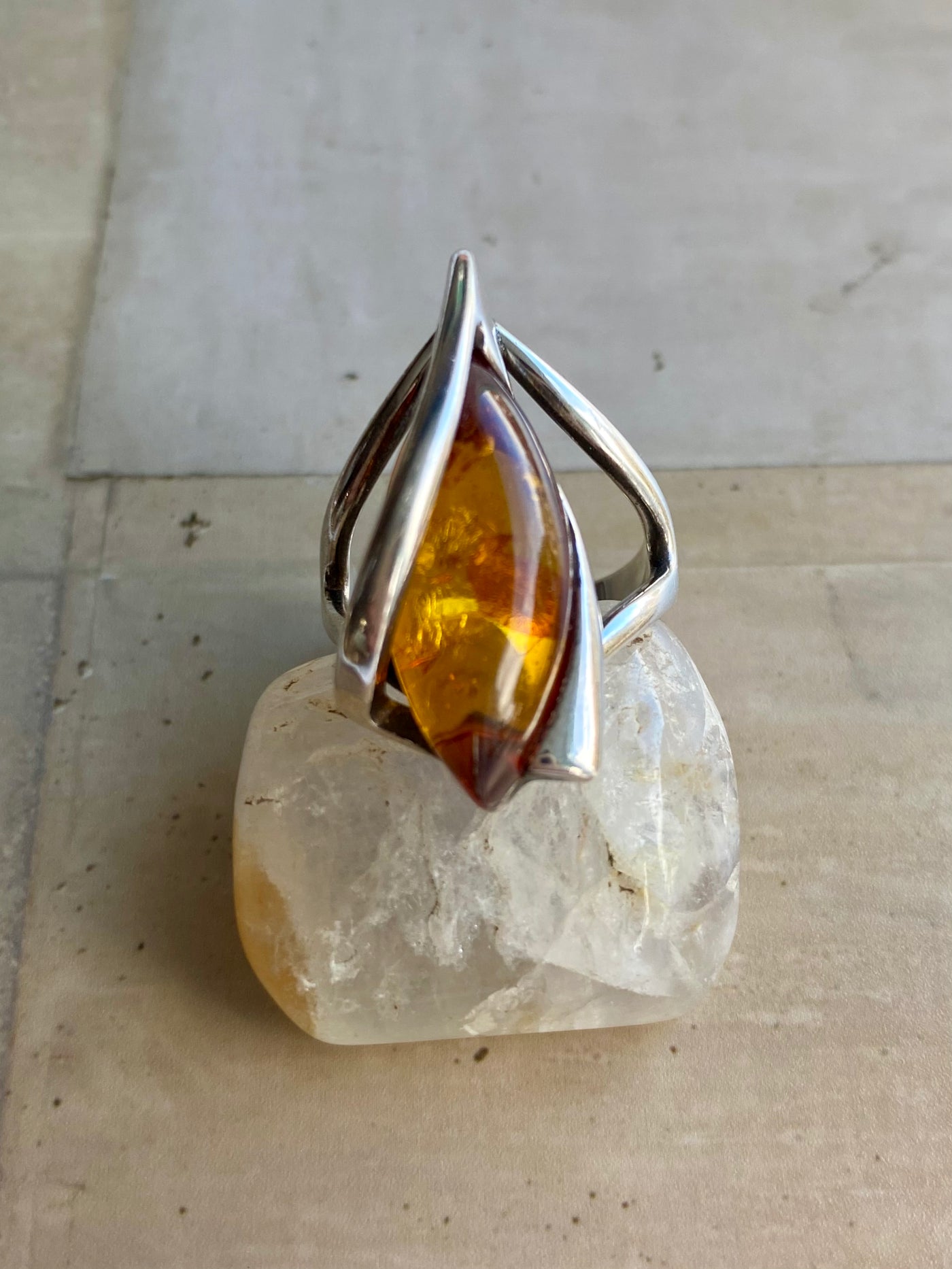 Vintage Amber Ring